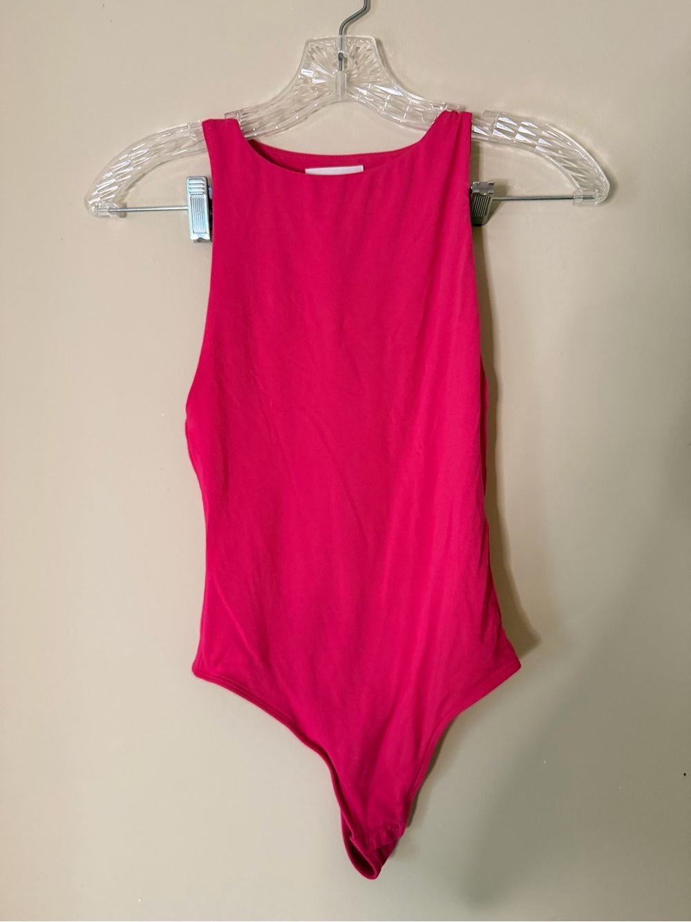 Babaton Vibrant Pink One-Piece Bodysuit